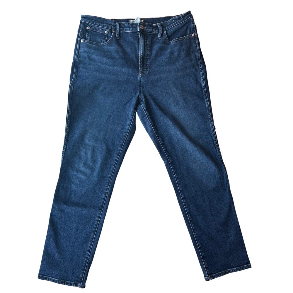Madewell Women's The Perfect Vintage Jean Size 31 Size 12 Medium Dark Blue Wash